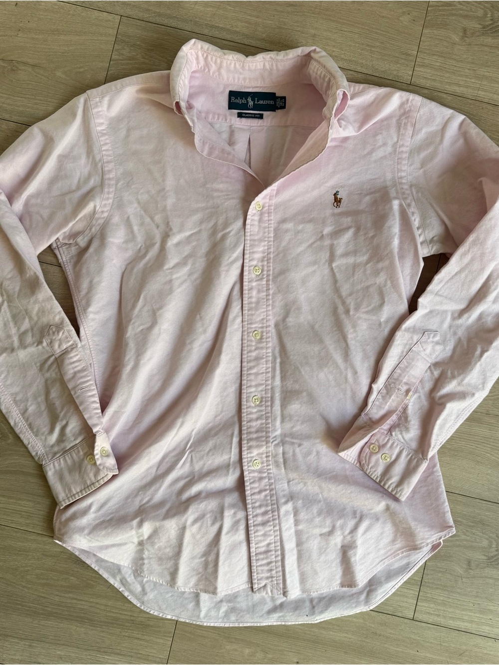 Ralph Lauren Pink Oxford Button-Down Shirt